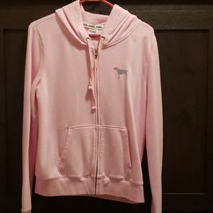 PINK zip up hoodie